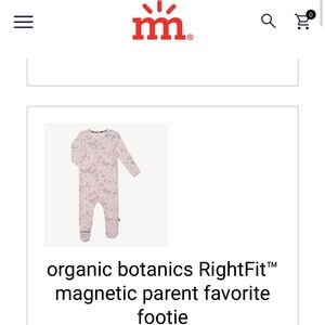 NWT Magnetic Me Pink Footie One Piece